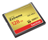SanDisk CF Extreme 128GB CompactFlash