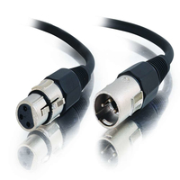 C2G 2m Pro-Audio XLR Cable M/F audio cable XLR (3-pin) Black