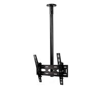 B-Tech Universal Flat Screen Ceiling Mount with Tilt (VESA 400) - 3m ??50mm Pole