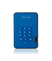 iStorage diskAshur² HDD 5TB Blue | Secure Portable Hard Drive |AES-XTS 256-bit Hardware Encryption | PIN protected | OS & Platform Independent | TAA Compliant|Brute force hack defence | Dust/Water Resistant