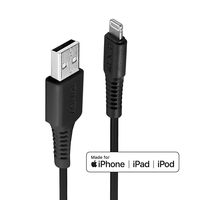 Lindy 3m USB to Lightning Cable black