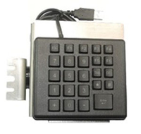 Datalogic 94ACC0158 numeric keypad PC/Server USB Black, Silver