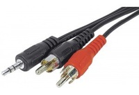 Hypertec 108531-HY audio cable 10 m 3.5mm 2 x RCA Black