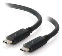 C2G 2m Thunderbolt 3 Cable (20Gbps) – Thunderbolt Cable – 4K support – Black