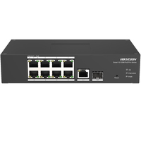 Hikvision DS-3T1310P-SI/HS network switch Managed L2 Gigabit Ethernet (10/100/1000) Power over Ethernet (PoE) Black