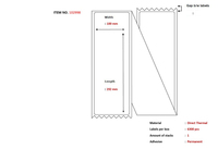 Capture 102998 printer label White