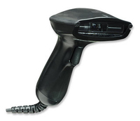 Manhattan Long Range CCD Handheld Barcode Scanner, USB, 500mm Scan Depth, Cable 1.5m, Max Ambient Light 30,000 lux (sunlight), Black, Three Year Warranty