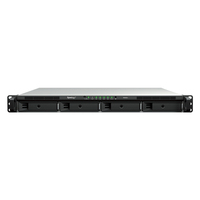 Synology RackStation RS826+ NAS/storage server Rack (1U) AMD Ryzen V1500B 4 GB DDR4 0 TB DiskStation Manager Black, Grey