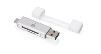 iogear GFR3C12 card reader Micro-USB White