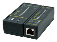 LogiLink WZ0080 network cable tester RJ-45 & SFP tester Black