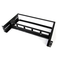 StarTech.com 2U DIN Rail Kit for Standard 19" Rack - Adjustable Depth Rackmount DIN Rail with Top Hat, Mini, G Rails, 27lbs/12.5kg Weight Capacity