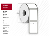 Capture 35000771 printer label White