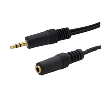connektgear 10m 3.5mm Stereo Jack Audio Extension Cable - Male to Female - Gold Connectors
