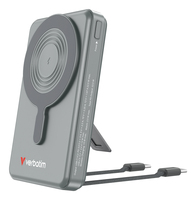 Verbatim Charge'n'Go 2C & Display Power Bank 10000 mAh Grey