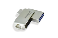 Integral 128GB USB3.0 DRIVE 360-C DUAL TYPE-C METAL UP TO R-150 W-30 MBS