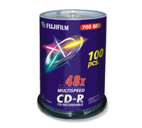 Fujifilm CD-R 700MB 52x, 100-Pk Spindle 100 pc(s)