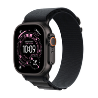 Apple Watch Ultra 3 GPS + Cellular 49mm Black Titanium Case with Black Alpine Loop - Small