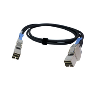 QNAP CAB-PCIE10M-8644-4X Serial Attached SCSI (SAS) cable 1 m Black