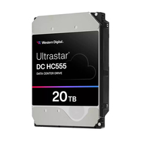 Western Digital Ultrastar DC HC555 internal hard drive 20 TB 7200 RPM 512 MB 3.5" Serial ATA III
