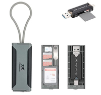 JLC JJCTMCC memory card case 3 cards Thermoplastic polyurethane (TPU) Black