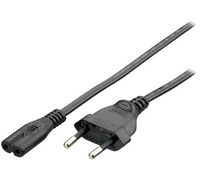 Equip High Quality Power Cord, C7 to 2pin Euro