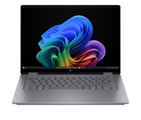 HP OmniBook X FlipNGAI 14-fm0001na Copilot+ PC Intel Core Ultra 7 256V Hybrid (2-in-1) 35.6 cm (14") Touchscreen 3K 16 GB LPDDR5x-SDRAM 1 TB SSD Wi-Fi 7 (802.11be) Windows 11 Home Silver
