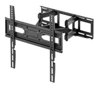 Manhattan Wall Mount for TV & Monitors (Full Motion), For screens 32" to 55", VESA compatibility: all between 100x100mm to 400x400mm - check the dimensions of the four mounting holes on back of screen to ensure it fits, Max 40kg, Black, Bracket, Lifetime Warranty