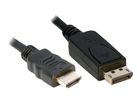 Fairline 1105-030 video cable adapter 3 m DisplayPort HDMI Type A (Standard) Black