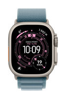 Apple MG9K4ZM/A smart wearable accessory Band Blue Titanium, Polyester, Spandex