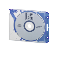 Durable 526906 optical disc case DVD case 1 discs Blue, Transparent