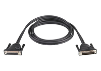 ATEN 2L2701 serial cable Black 1.8 m DB-25
