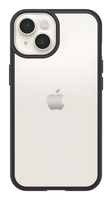 OtterBox React Case for iPhone 14, Shockproof, Drop proof, Ultra-Slim, Protective Thin Case, Tested to Military Standard, Antimicrobial Protection, Black Crystal, No retail packaging