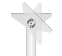 B-Tech SYSTEM 2 – Ceiling/Wall Mount w/Tilt – White