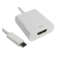 Fairline 1158-502 video cable adapter 0.15 m USB Type-C HDMI White