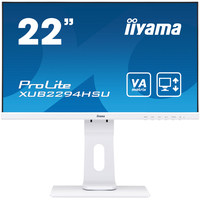 iiyama ProLite XUB2294HSU-W1 computer monitor 54.6 cm (21.5") 1920 x 1080 pixels Full HD LED Black, White