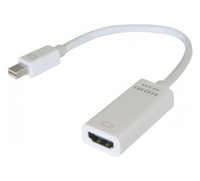 Hypertec 127379-HY video cable adapter 0.13 m Mini DisplayPort HDMI White