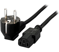 Equip High Quality Power Cord, C13 to Schuko