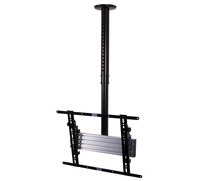 B-Tech Adjustable Drop Flat Screen Ceiling Mount with Tilt