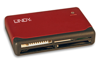 Lindy 42741 card reader USB 2.0 Red