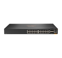 HPE Aruba Networking Aruba 6300F 24-port 1GbE & 4-port SFP56 Managed L3 Gigabit Ethernet (10/100/1000) 1U Grey