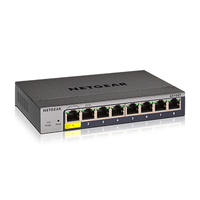 NETGEAR GS108T-300 Managed L2/L3/L4 Gigabit Ethernet (10/100/1000) Grey