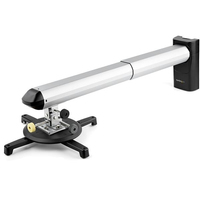 StarTech.com Universal Projector Wall Mount - Projector Mount supports Short & Ultra Short Throw Projectors up to 33lb (15kg) - Tilt/Swivel/Rotate - Adjustable 16.5" to 27.7" from Wall - TAA