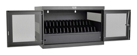 Tripp Lite 16-Device USB Charging Station Cabinet with Sync for iPad and Android Tablets, Wall-Mount and Cart Options, 230V, BS1363 to C13 Plug, Black