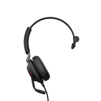 Jabra Evolve2 40 SE Headset Wired Head-band Office/Call center USB Type-C / USB Type-A Black