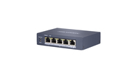 Hikvision DS-3E0505HP-E network switch Unmanaged Gigabit Ethernet (10/100/1000) Power over Ethernet (PoE) Blue