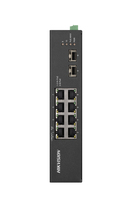 Hikvision DS-3T0510HP-E/HS network switch Unmanaged Gigabit Ethernet (10/100/1000) Power over Ethernet (PoE) Black
