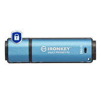 Kingston Technology IronKey 256GB Vault Privacy 50 AES-256 Encrypted, FIPS 197