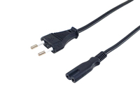 Equip High Quality Power Cord, C7 to 2pin Euro, 1.8m