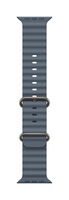 Apple Natural Titanium Finish Band Blue Fluoroelastomer, Titanium