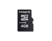 Integral 4GB MICRO SDHC MLC FLASH CL10 20 MB/S + ADAPTER